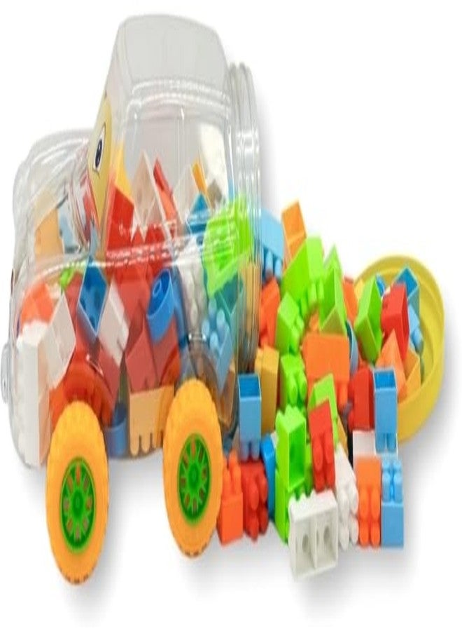 Manos Plastic Building Blocks Set, Multicoloured, 44 Pieces car Shape Toy for Kids - Image 5